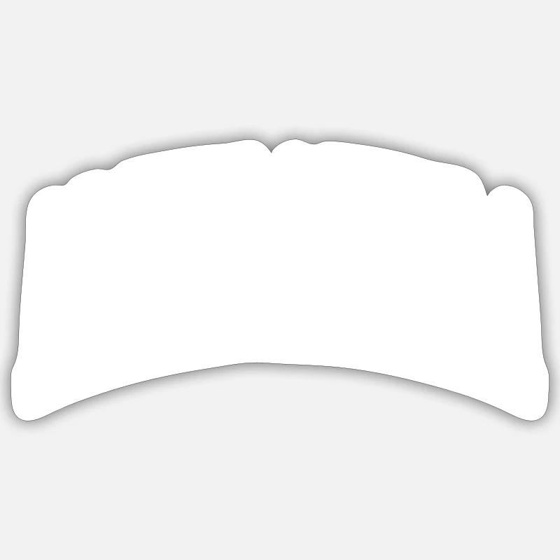 Alexandra - Sticker taille S (10 x 10 cm) - blanc mat