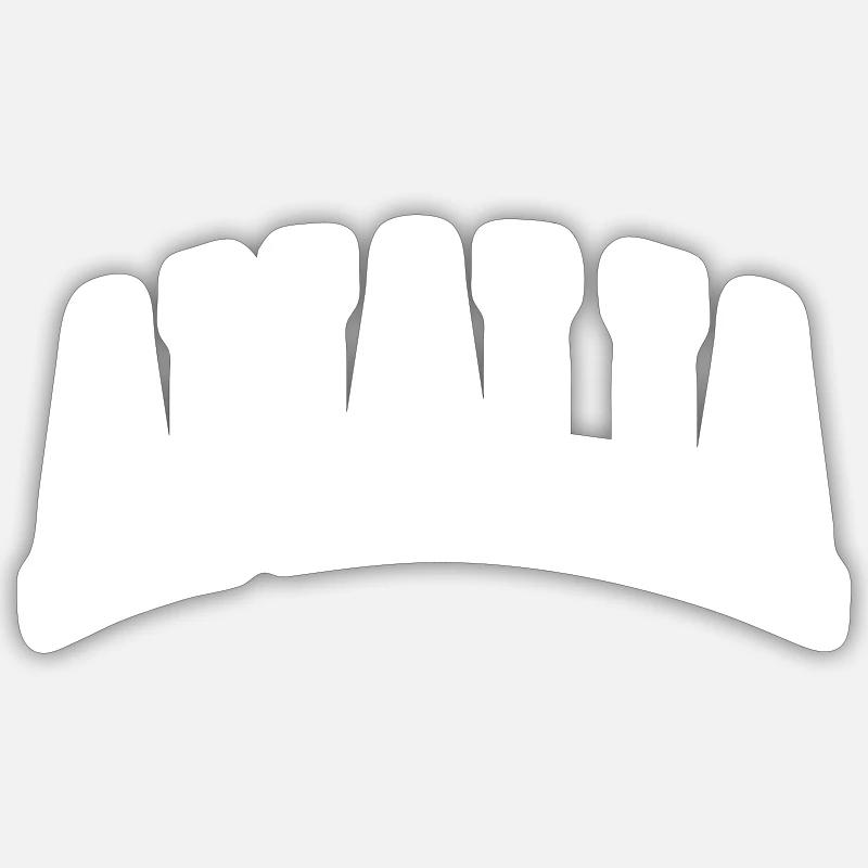 Amalia - Sticker size S (10 x 10 cm) - white matte