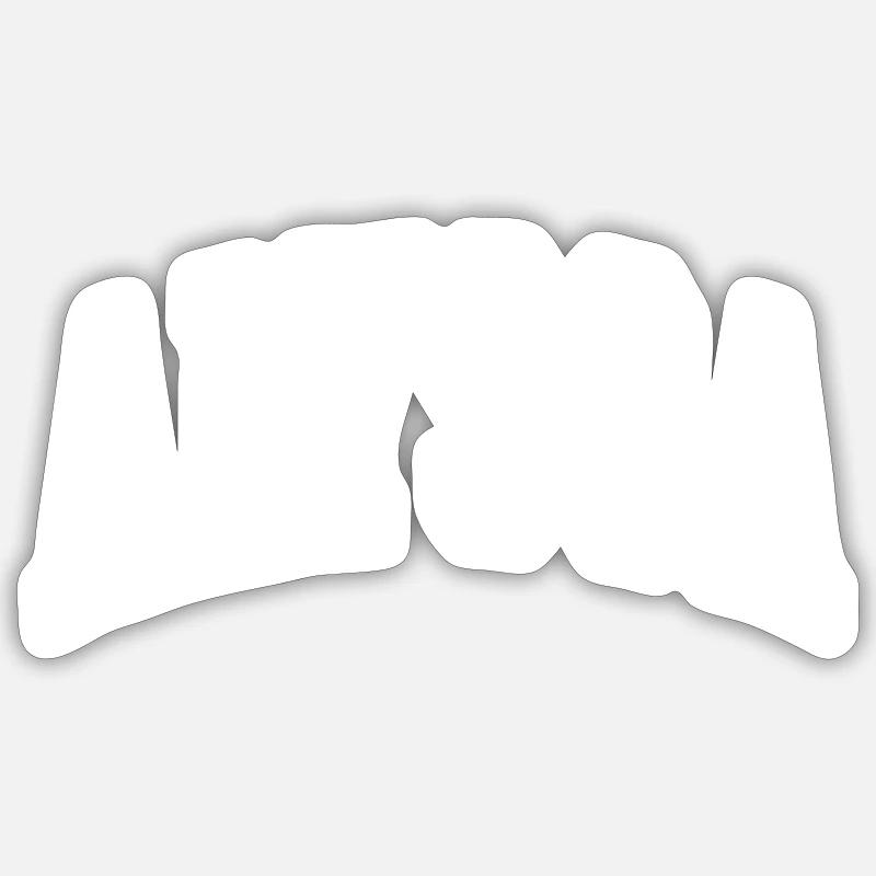 Alyssa - Sticker size S (10 x 10 cm) - white matte