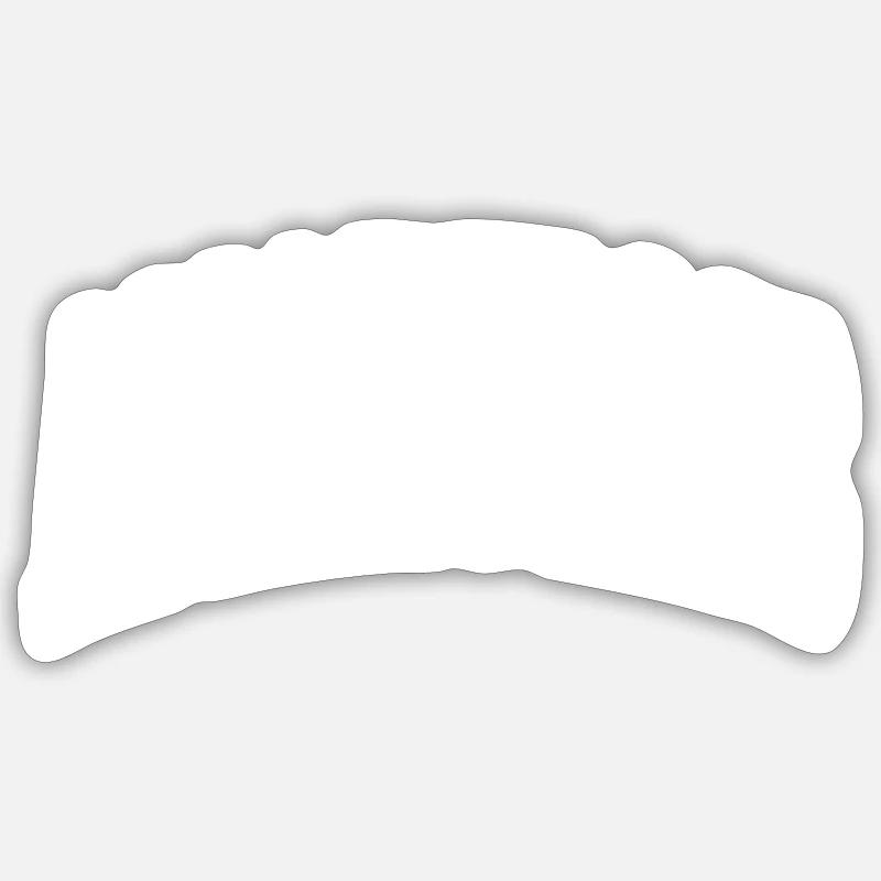 Amaryllis - Sticker Größe S (10 x 10 cm) - Mattweiß