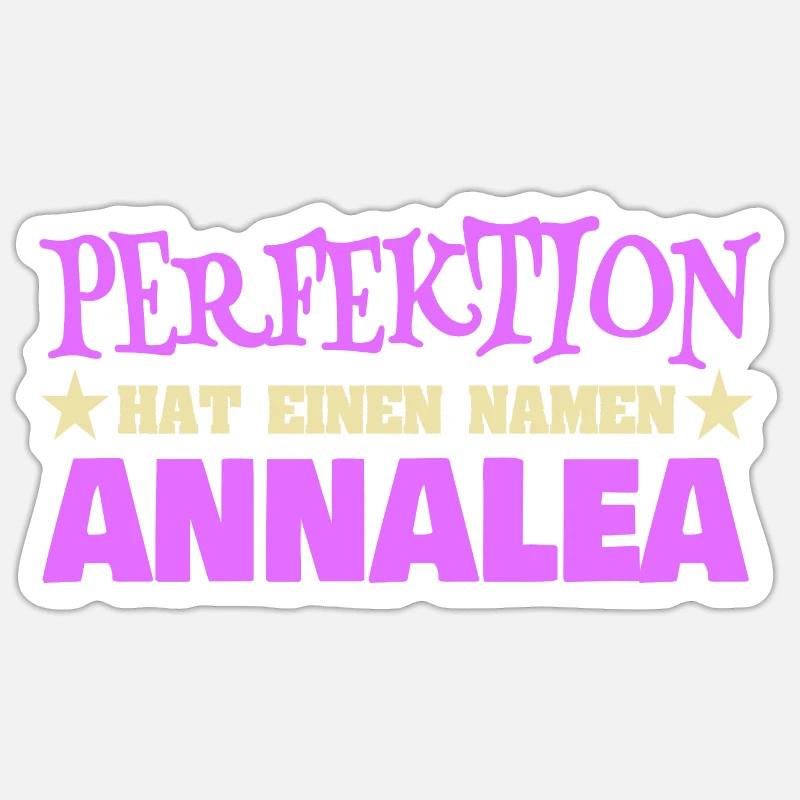 Woman's name Annalea Sticker size S (10 x 10 cm)