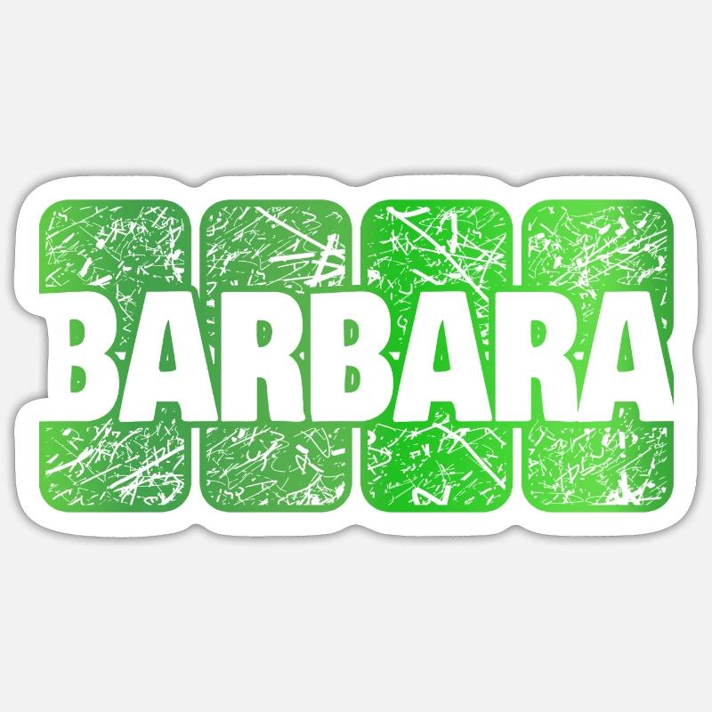 Barbara Sticker taille S (10 x 10 cm)