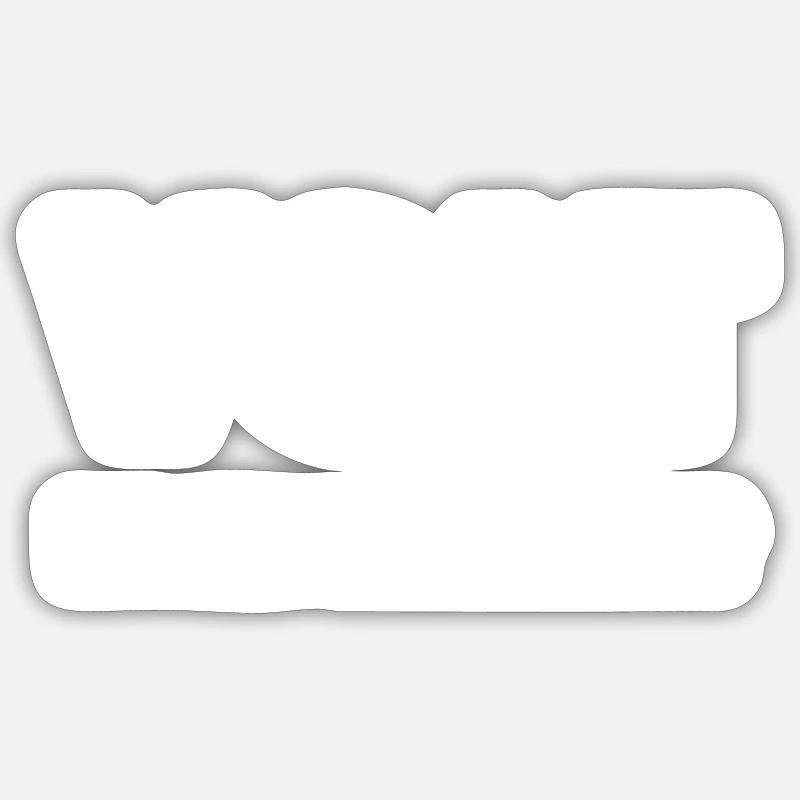 Volt you trust me - Sticker size S (10 x 10 cm) - white matte