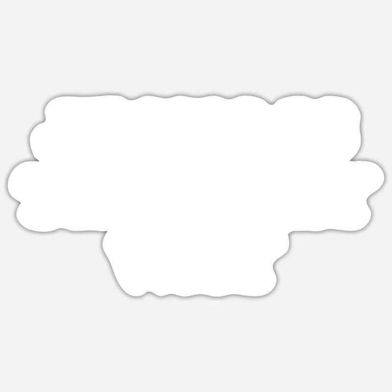 Jesus Is The Only Way - Sticker size S (10 x 10 cm) - white matte