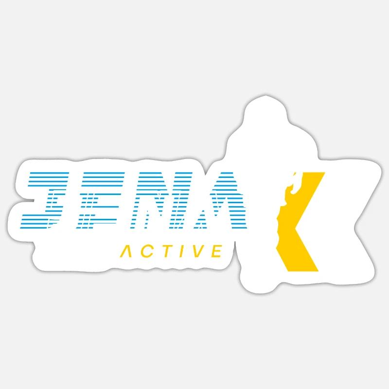 Jena Active Run Sticker size S (10 x 10 cm)