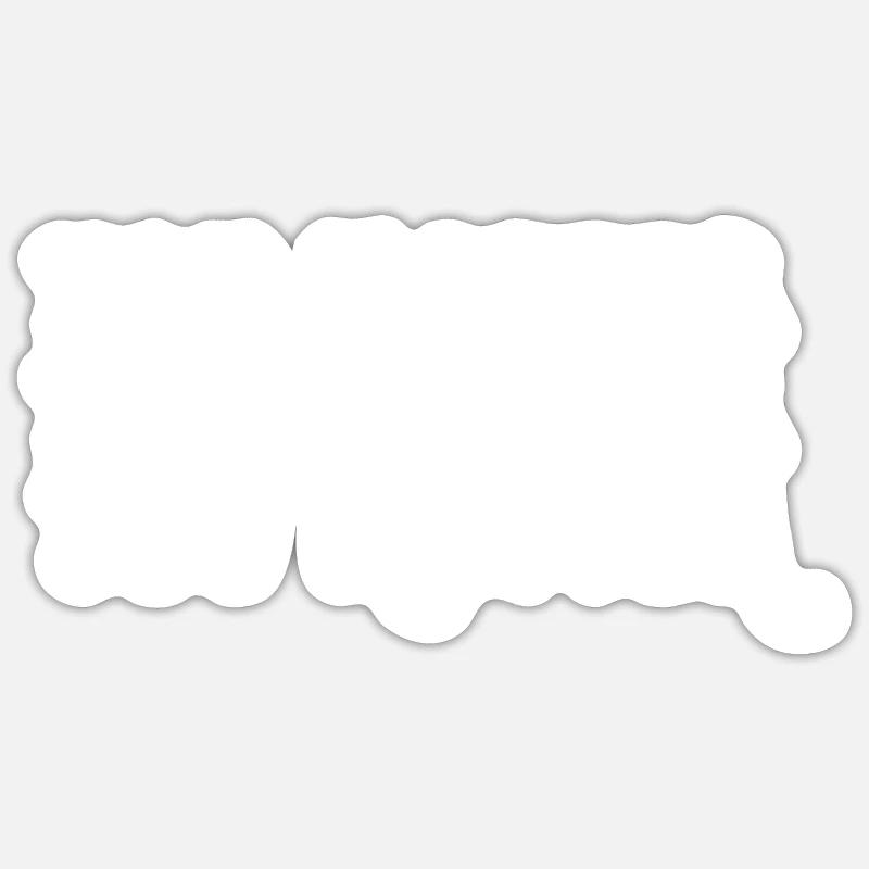 Vous comptez - Sticker taille S (10 x 10 cm) - blanc mat