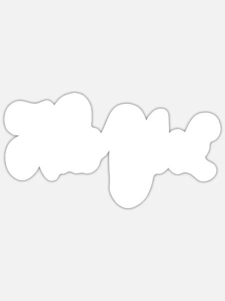 New York - Sticker Größe S (10 x 10 cm) - Mattweiß