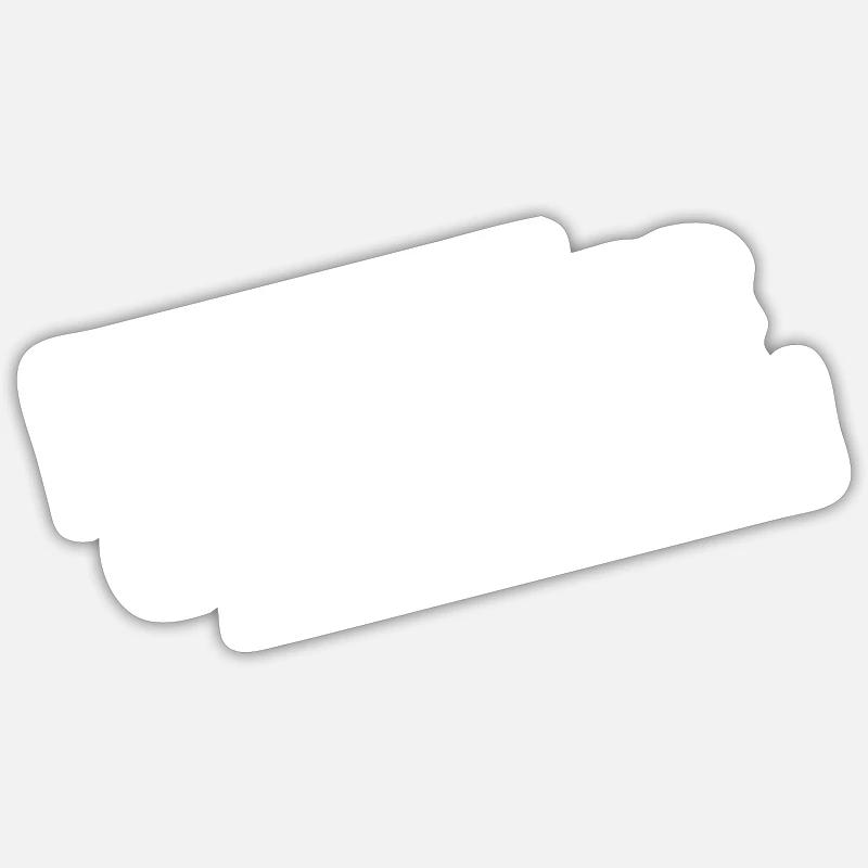 Berliner Original - Echte Berlinerin - Sticker Größe S (10 x 10 cm) - Mattweiß
