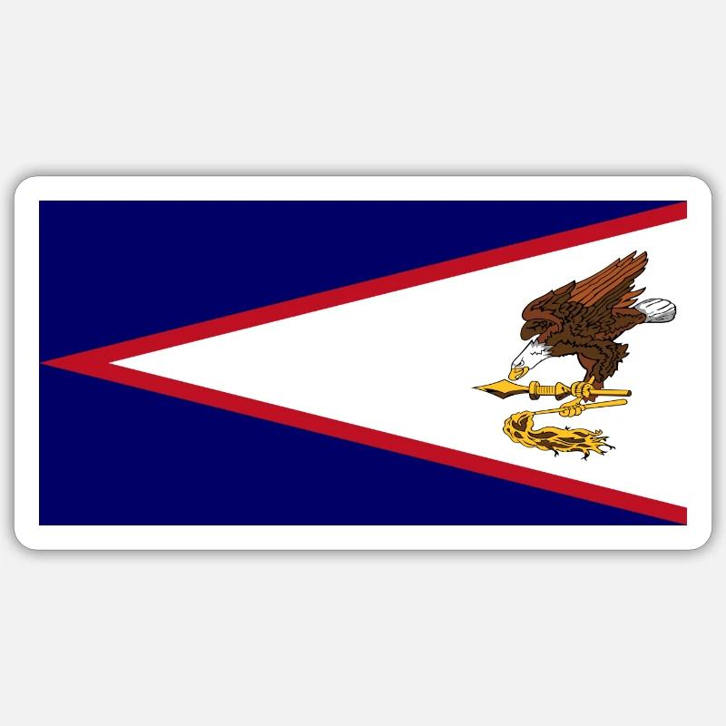 Samoa américaines Sticker taille S (10 x 10 cm)