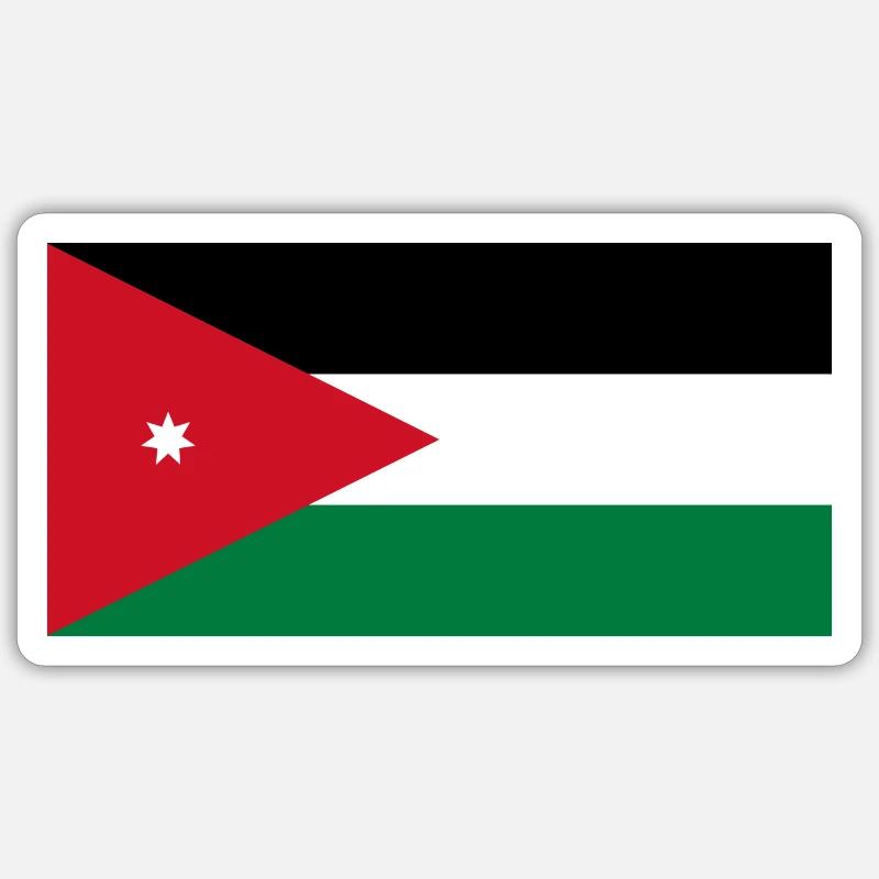 Jordan - Sticker size S (10 x 10 cm) - white matte