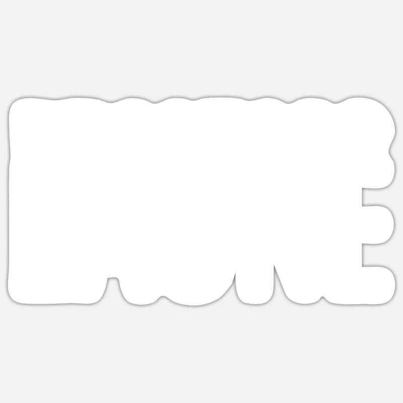 Prosecco Laune 2 weiß Sticker Größe S (10 x 10 cm)