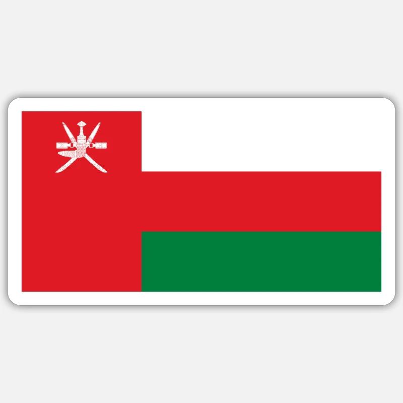 Oman - Sticker size S (10 x 10 cm) - white matte