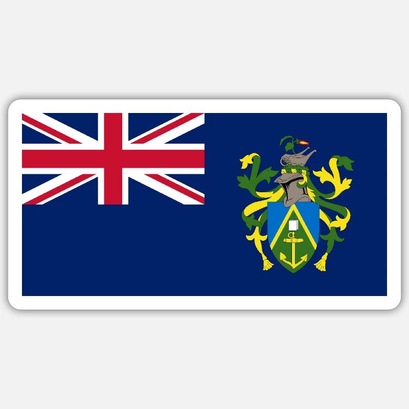 Îles Pitcairn Sticker taille S (10 x 10 cm)