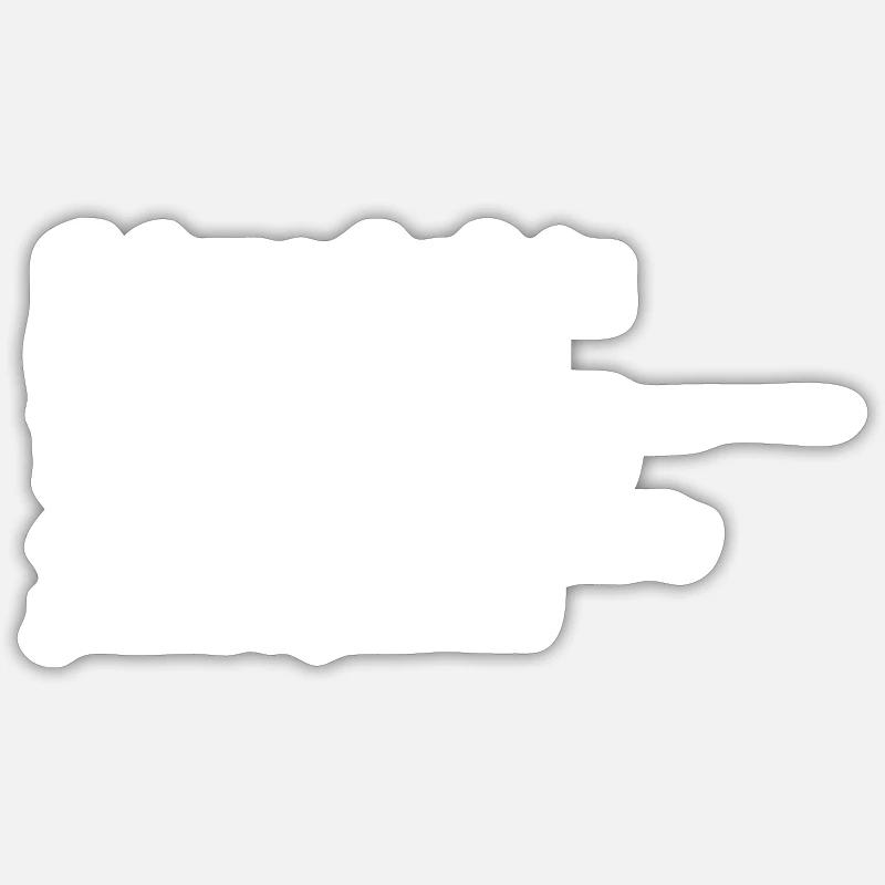Schmackofatz Funny German Idiom - Sticker size S (10 x 10 cm) - white matte