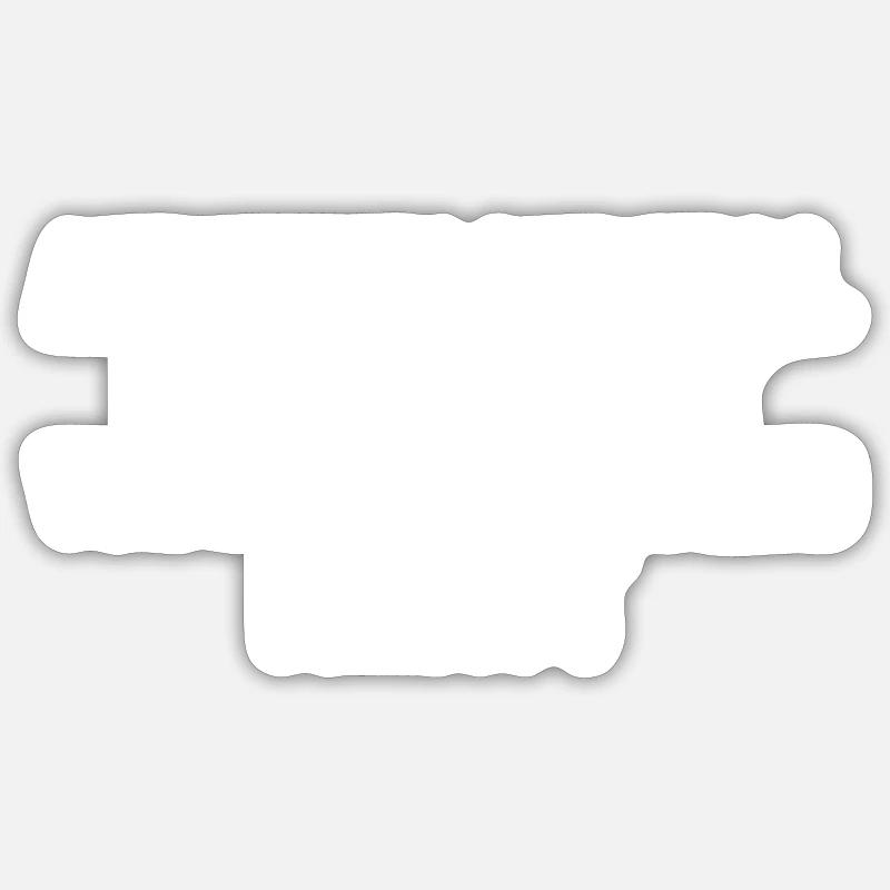 Funny Work Gift - Sticker size S (10 x 10 cm) - white matte