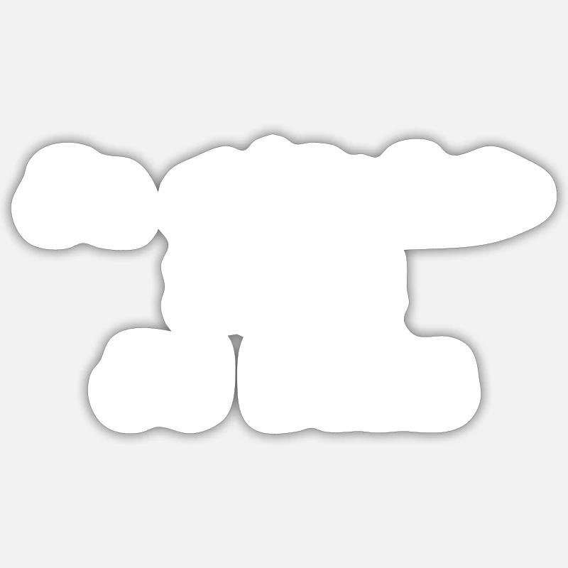 Ich programmiere, also bin ich Informatiker und Programmierer - Sticker Größe S (10 x 10 cm) - Mattweiß