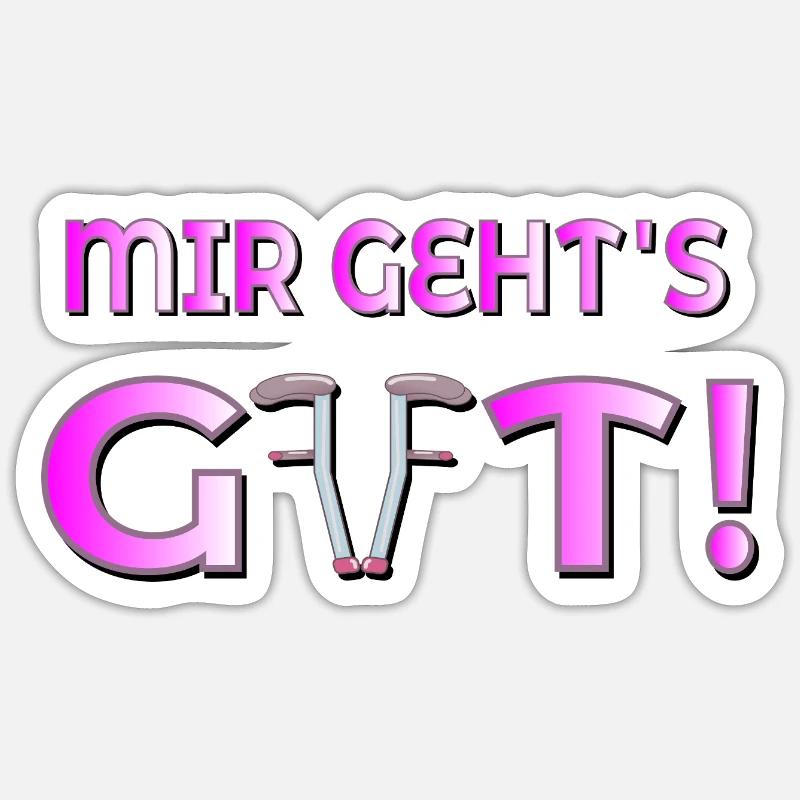 Sticker Größe S (10 x 10 cm) - 