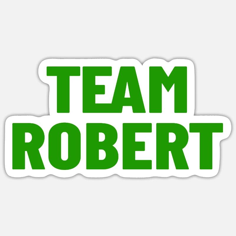 Team Robert Sticker Größe S (10 x 10 cm)