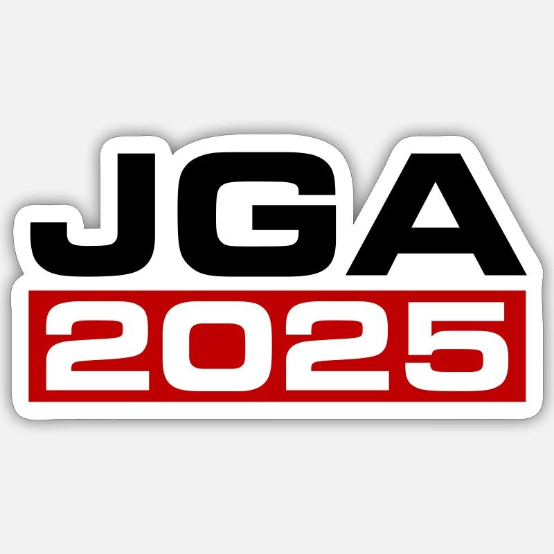 Jga 2025 - Sticker Größe S (10 x 10 cm) - Mattweiß
