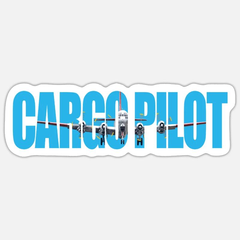 Cargo pilot C-972 Sticker Größe S (10 x 10 cm)
