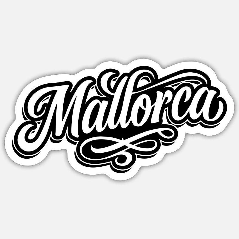 Majorque Tattoo Sticker taille S (10 x 10 cm)