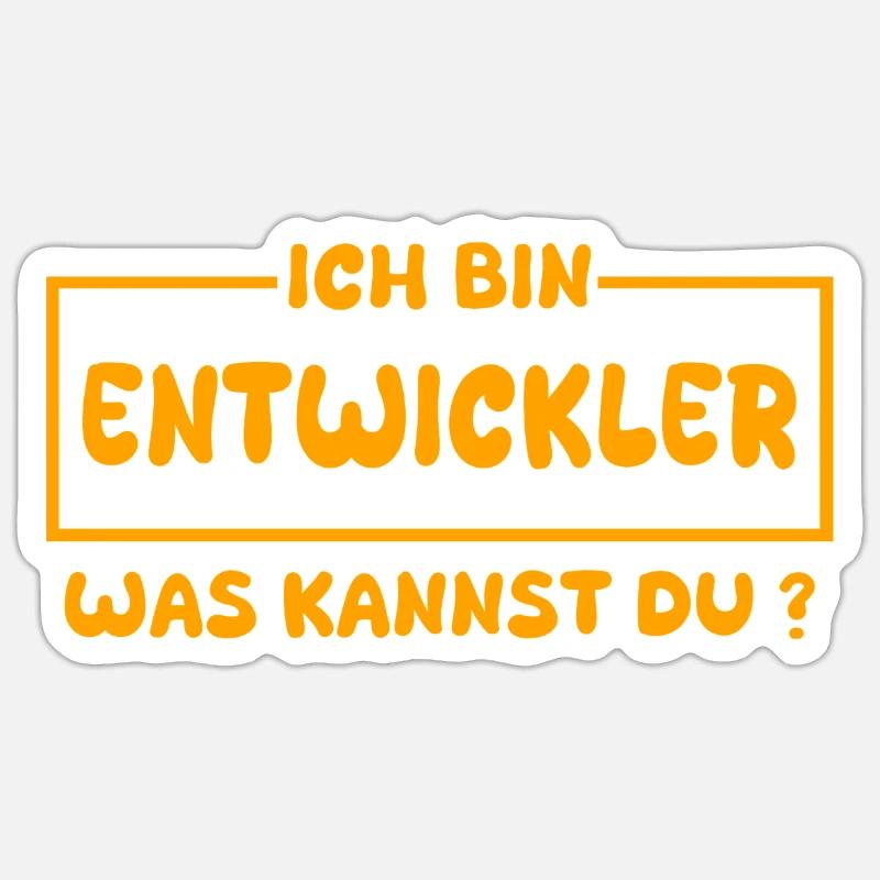 Developer Sticker size S (10 x 10 cm)