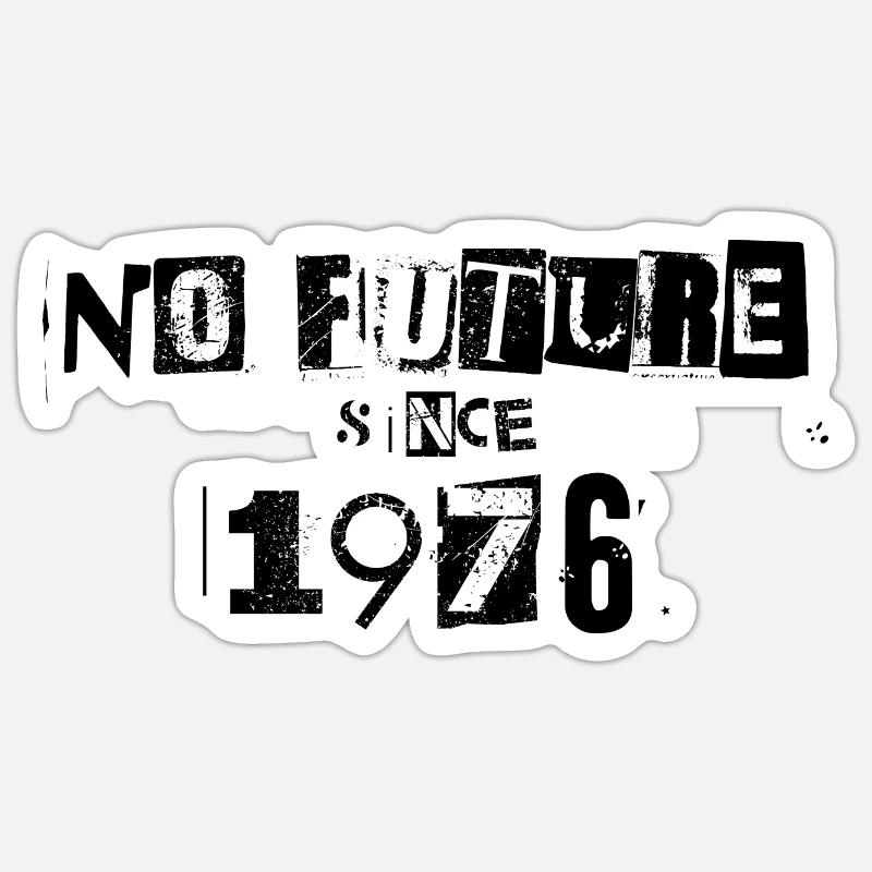 No Future 76 Sticker size S (10 x 10 cm)