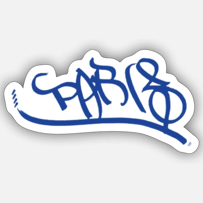 Paris Graffiti Urban Style Design - Sticker size S (10 x 10 cm) - white matte