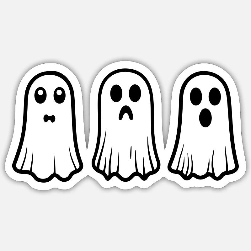 Spirits - Sticker size S (10 x 10 cm) - white matte