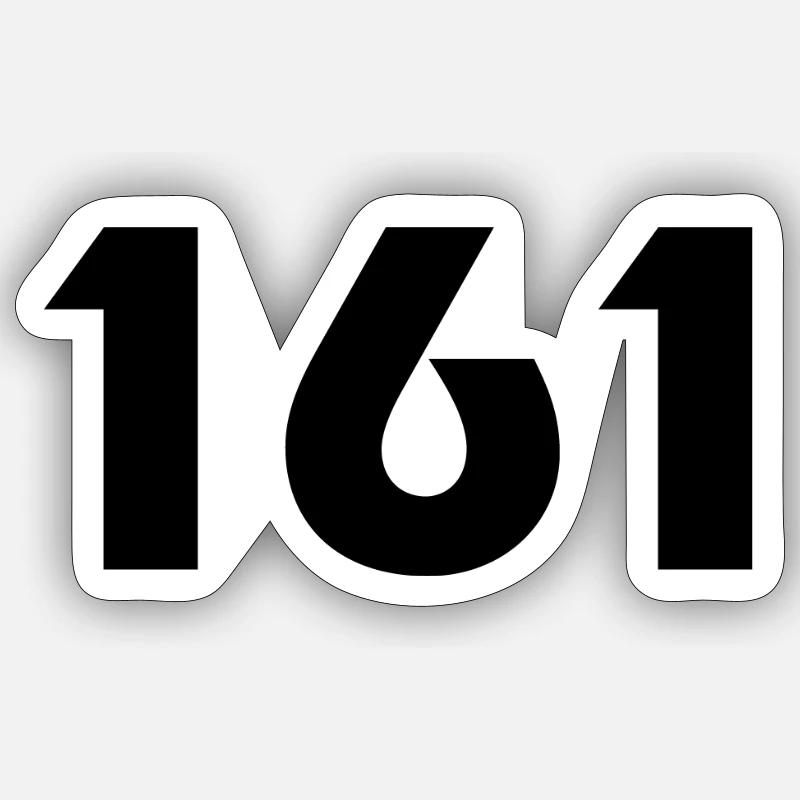 eins6eins - Sticker taille S (10 x 10 cm) - blanc mat