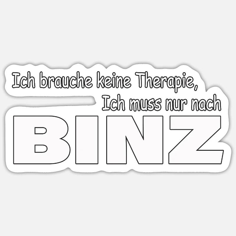 Therapy BINZ Sticker size S (10 x 10 cm)