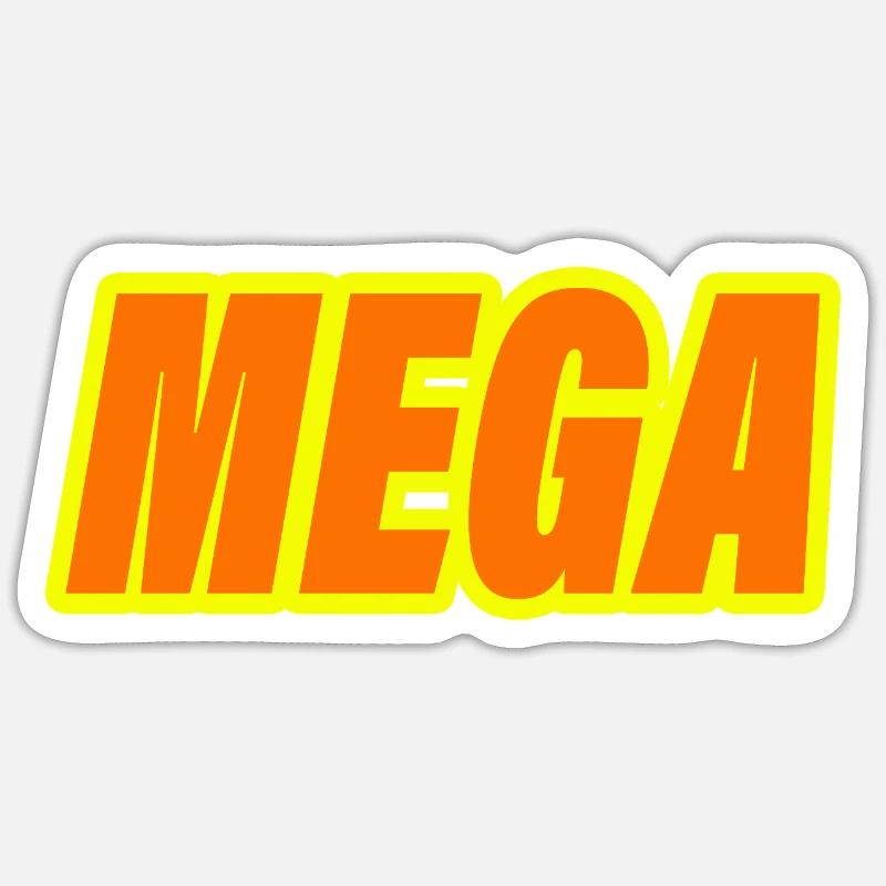 MEGA Sticker Größe S (10 x 10 cm)