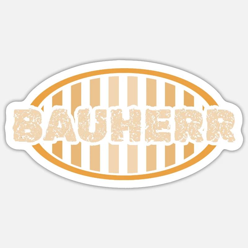 Cadeau pour constructeur Sticker taille S (10 x 10 cm)