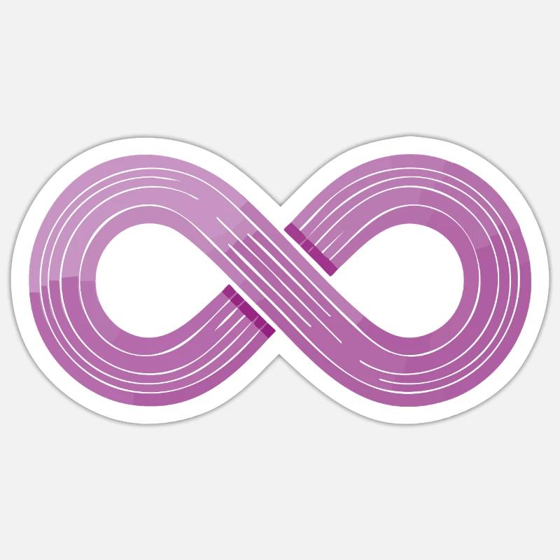 Infinity Flow – symbole d’agilité Sticker taille S (10 x 10 cm)
