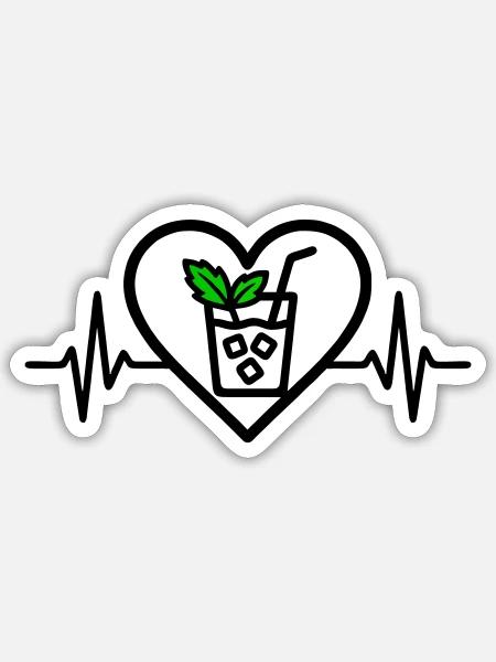 - Sticker size S (10 x 10 cm) - white matte