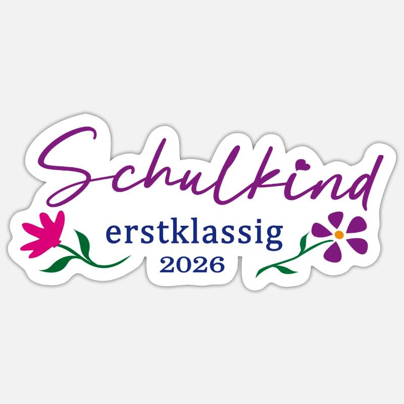 SchoolChild First-Class 2026 Sticker size S (10 x 10 cm)