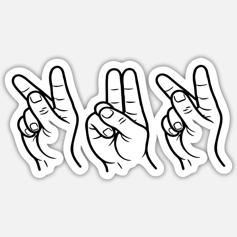 Sticker Größe S (10 x 10 cm) - 