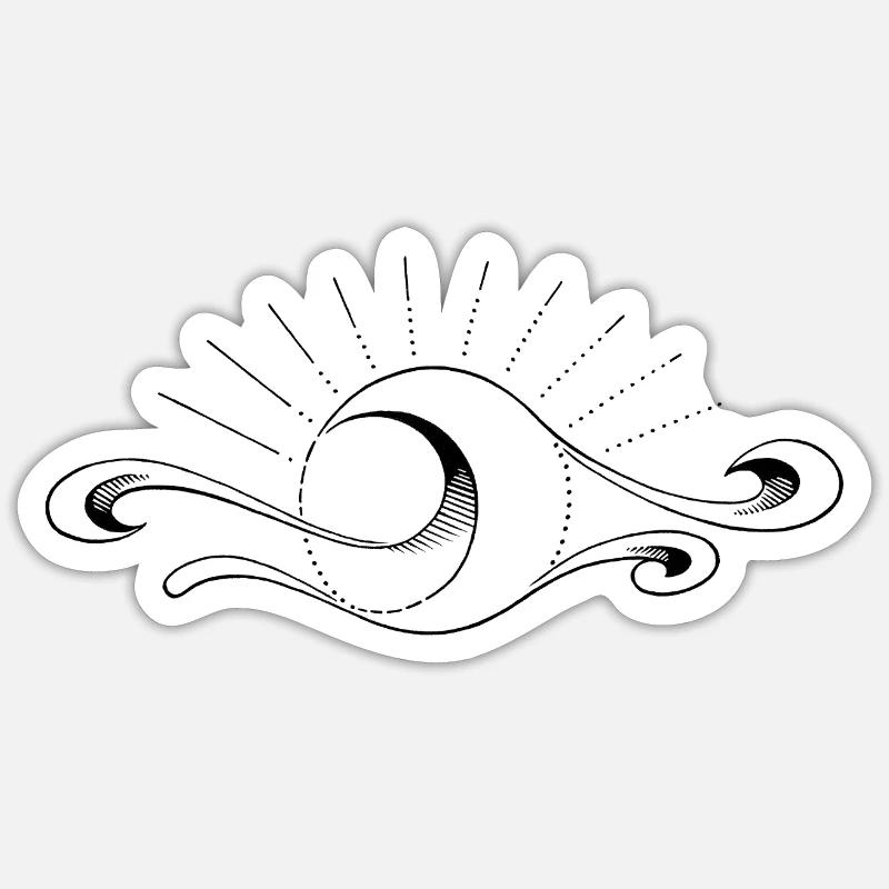 Supernova II Sticker Größe S (10 x 10 cm)