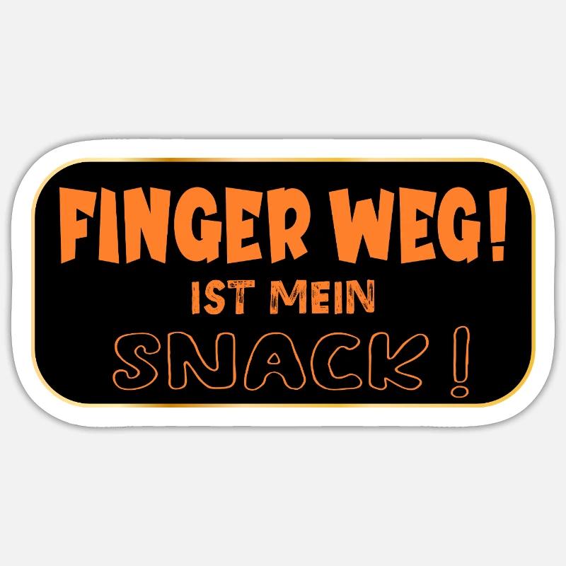 Snack sans intervention Sticker taille S (10 x 10 cm)