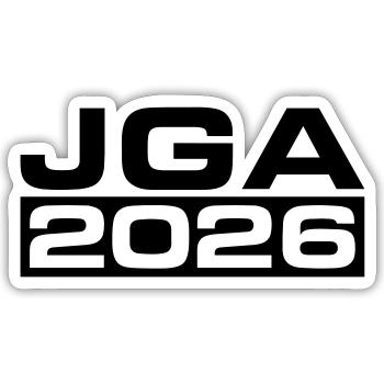 Jga 2026 Bachelor Party - Sticker size S (10 x 10 cm) - white matte - Front