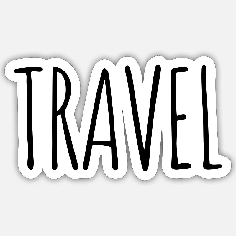 Travel Sticker size S (10 x 10 cm)
