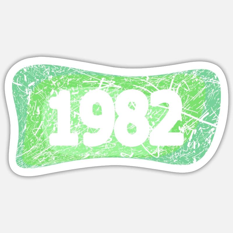 1982 Sticker size S (10 x 10 cm)