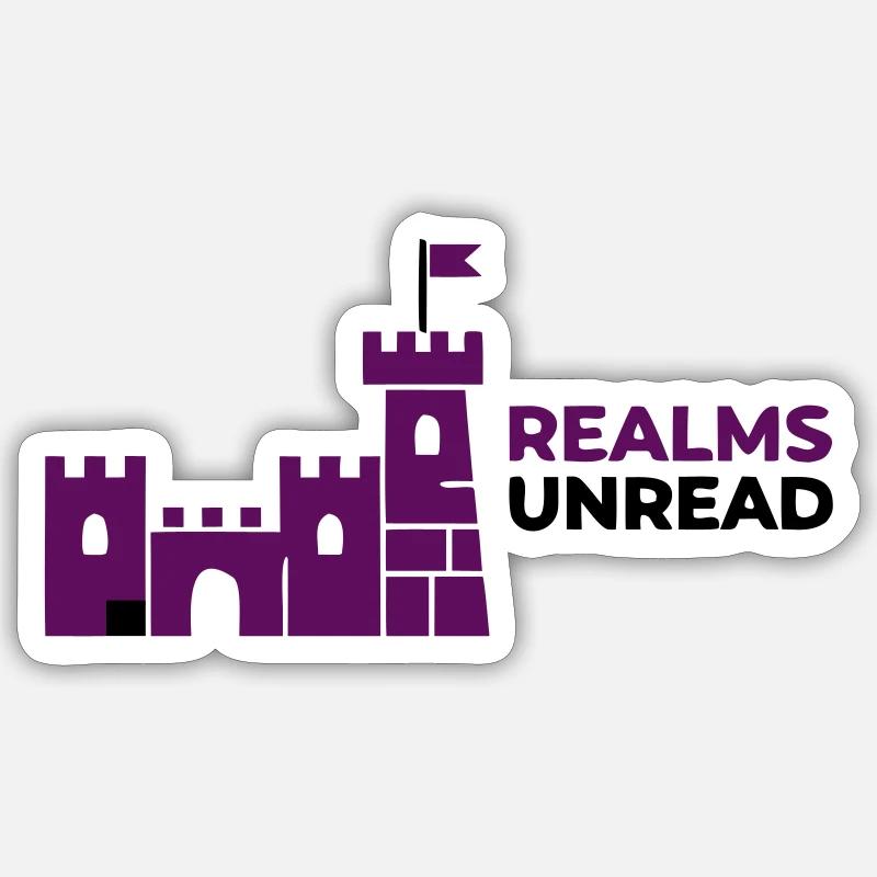 Castle Castle Realms Unread Sticker size S (10 x 10 cm)
