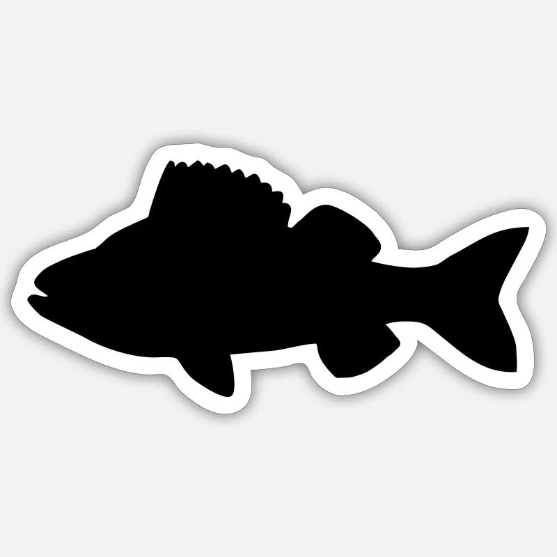 fish Sticker size S (10 x 10 cm)