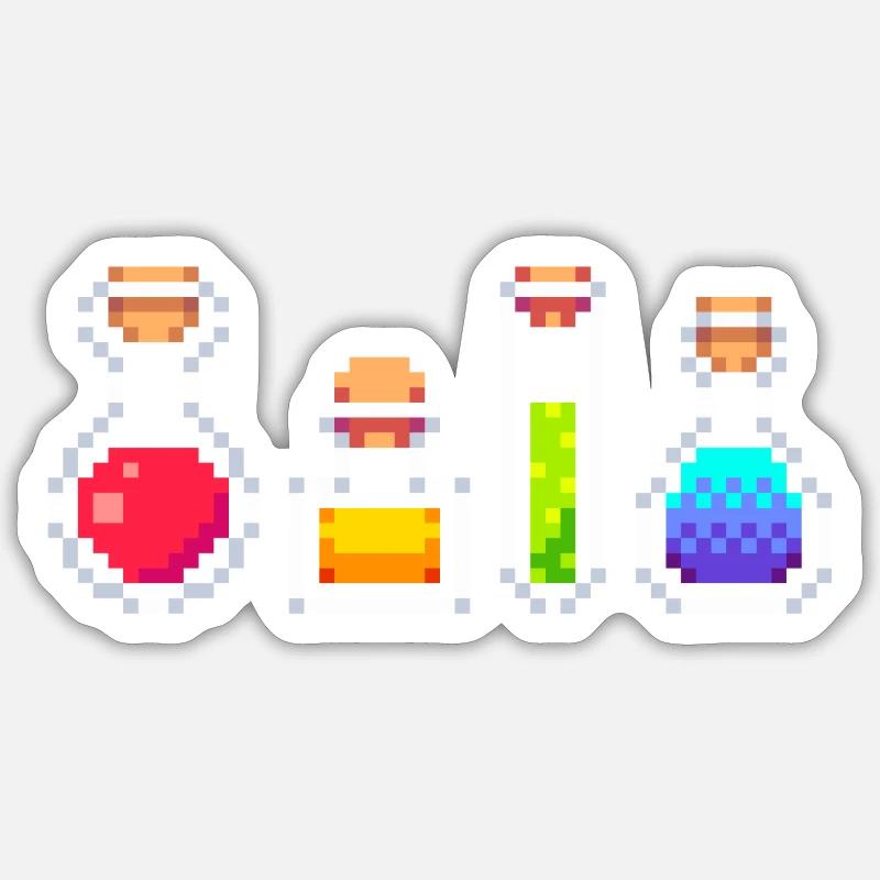 RPG Tränke Sticker Größe S (10 x 10 cm)