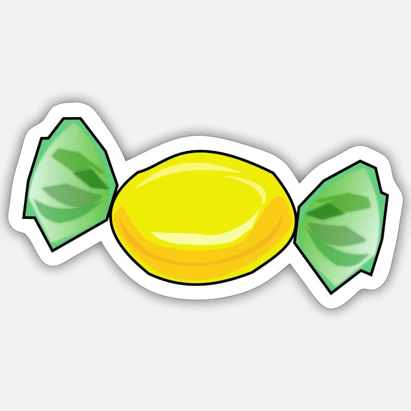 chocolate sweets candy chocolate26 - Sticker size S (10 x 10 cm) - white matte