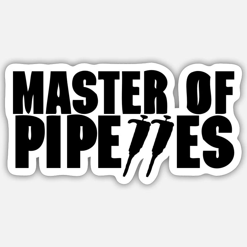 Maître de Pipettes Sticker taille S (10 x 10 cm)