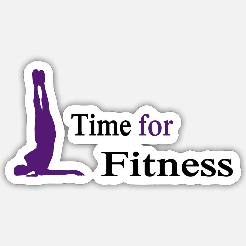 sport - Sticker taille S (10 x 10 cm) - blanc mat