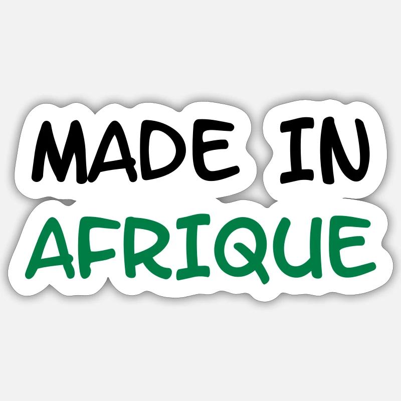 Made in AFRIKA! Sticker Größe S (10 x 10 cm)