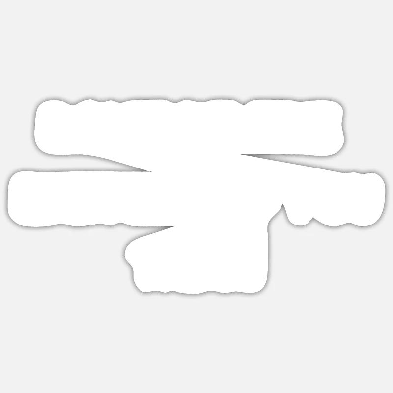 don't believe everything you think Sticker size S (10 x 10 cm)